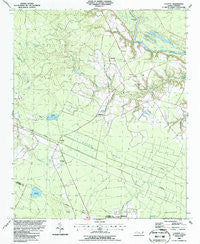 Council North Carolina Historical topographic map, 1:24000 scale, 7.5 X 7.5 Minute, Year 1986