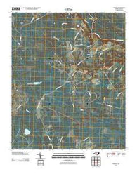 Council North Carolina Historical topographic map, 1:24000 scale, 7.5 X 7.5 Minute, Year 2010