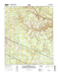 Council North Carolina Current topographic map, 1:24000 scale, 7.5 X 7.5 Minute, Year 2016