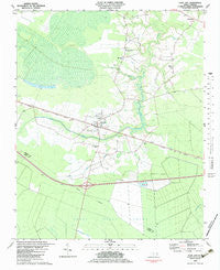 Cove City North Carolina Historical topographic map, 1:24000 scale, 7.5 X 7.5 Minute, Year 1982
