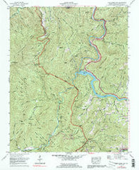 Cove Creek Gap North Carolina Historical topographic map, 1:24000 scale, 7.5 X 7.5 Minute, Year 1967