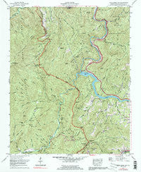 Cove Creek Gap North Carolina Historical topographic map, 1:24000 scale, 7.5 X 7.5 Minute, Year 1967