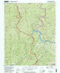Cove Creek Gap North Carolina Historical topographic map, 1:24000 scale, 7.5 X 7.5 Minute, Year 1997