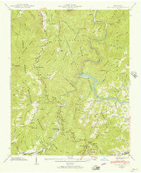 Cove Creek Gap North Carolina Historical topographic map, 1:24000 scale, 7.5 X 7.5 Minute, Year 1941
