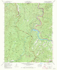 Cove Creek Gap North Carolina Historical topographic map, 1:24000 scale, 7.5 X 7.5 Minute, Year 1967