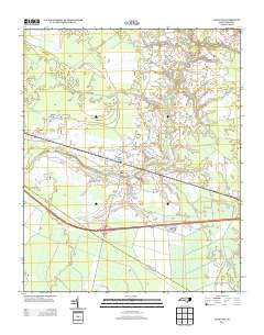 Cove City North Carolina Historical topographic map, 1:24000 scale, 7.5 X 7.5 Minute, Year 2013