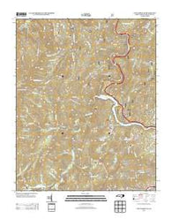 Cove Creek Gap North Carolina Historical topographic map, 1:24000 scale, 7.5 X 7.5 Minute, Year 2013