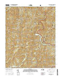 Cove Creek Gap North Carolina Current topographic map, 1:24000 scale, 7.5 X 7.5 Minute, Year 2016