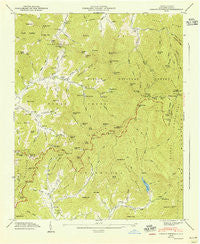 Craggy Pinnacle North Carolina Historical topographic map, 1:24000 scale, 7.5 X 7.5 Minute, Year 1947