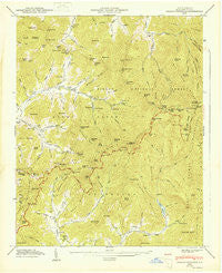 Craggy Pinnacle North Carolina Historical topographic map, 1:24000 scale, 7.5 X 7.5 Minute, Year 1947