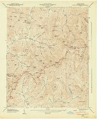 Craggy Pinnacle North Carolina Historical topographic map, 1:24000 scale, 7.5 X 7.5 Minute, Year 1947