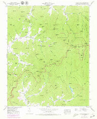 Craggy Pinnacle North Carolina Historical topographic map, 1:24000 scale, 7.5 X 7.5 Minute, Year 1947
