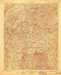 Cranberry North Carolina Historical topographic map, 1:125000 scale, 30 X 30 Minute, Year 1902