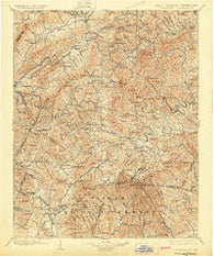 Cranberry North Carolina Historical topographic map, 1:125000 scale, 30 X 30 Minute, Year 1902