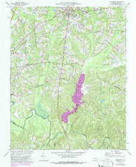 Creedmoor North Carolina Historical topographic map, 1:24000 scale, 7.5 X 7.5 Minute, Year 1974