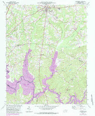 Creedmoor North Carolina Historical topographic map, 1:24000 scale, 7.5 X 7.5 Minute, Year 1974