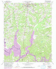 Creedmoor North Carolina Historical topographic map, 1:24000 scale, 7.5 X 7.5 Minute, Year 1974