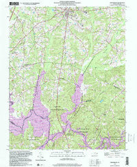 Creedmoor North Carolina Historical topographic map, 1:24000 scale, 7.5 X 7.5 Minute, Year 1998