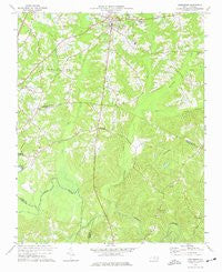 Creedmoor North Carolina Historical topographic map, 1:24000 scale, 7.5 X 7.5 Minute, Year 1974