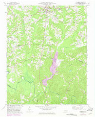 Creedmoor North Carolina Historical topographic map, 1:24000 scale, 7.5 X 7.5 Minute, Year 1974