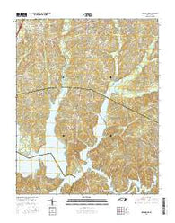 Creedmoor North Carolina Current topographic map, 1:24000 scale, 7.5 X 7.5 Minute, Year 2016