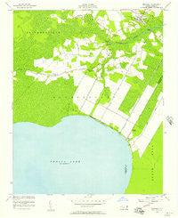 Creswell North Carolina Historical topographic map, 1:24000 scale, 7.5 X 7.5 Minute, Year 1954