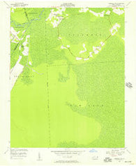 Creswell SE North Carolina Historical topographic map, 1:24000 scale, 7.5 X 7.5 Minute, Year 1954