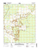 Creswell SE North Carolina Current topographic map, 1:24000 scale, 7.5 X 7.5 Minute, Year 2016