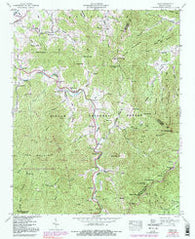 Cruso North Carolina Historical topographic map, 1:24000 scale, 7.5 X 7.5 Minute, Year 1941