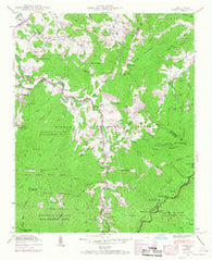 Cruso North Carolina Historical topographic map, 1:24000 scale, 7.5 X 7.5 Minute, Year 1941