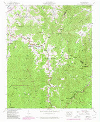 Cruso North Carolina Historical topographic map, 1:24000 scale, 7.5 X 7.5 Minute, Year 1941