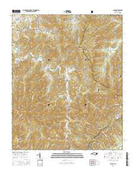 Cruso North Carolina Current topographic map, 1:24000 scale, 7.5 X 7.5 Minute, Year 2016
