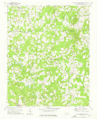 Crutchfield Crossroads North Carolina Historical topographic map, 1:24000 scale, 7.5 X 7.5 Minute, Year 1974