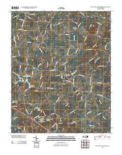 Crutchfield Crossroads North Carolina Historical topographic map, 1:24000 scale, 7.5 X 7.5 Minute, Year 2010