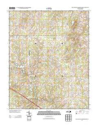 Crutchfield Crossroads North Carolina Historical topographic map, 1:24000 scale, 7.5 X 7.5 Minute, Year 2013