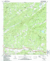 Culberson North Carolina Historical topographic map, 1:24000 scale, 7.5 X 7.5 Minute, Year 1988