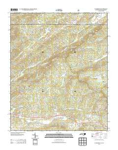 Culberson North Carolina Historical topographic map, 1:24000 scale, 7.5 X 7.5 Minute, Year 2013