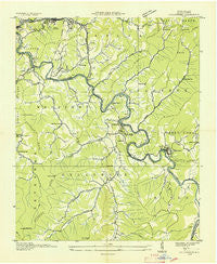 Cullowhee North Carolina Historical topographic map, 1:24000 scale, 7.5 X 7.5 Minute, Year 1935