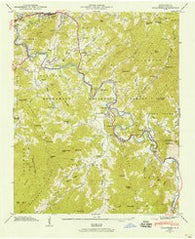 Cullowhee North Carolina Historical topographic map, 1:24000 scale, 7.5 X 7.5 Minute, Year 1946