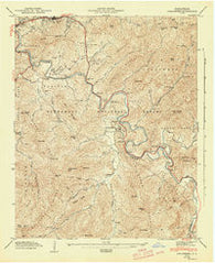 Cullowhee North Carolina Historical topographic map, 1:24000 scale, 7.5 X 7.5 Minute, Year 1946