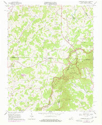 Cumberland Knob North Carolina Historical topographic map, 1:24000 scale, 7.5 X 7.5 Minute, Year 1965