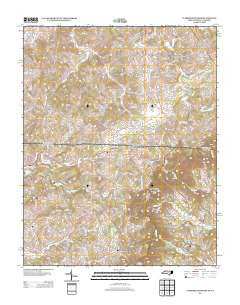 Cumberland Knob North Carolina Historical topographic map, 1:24000 scale, 7.5 X 7.5 Minute, Year 2013