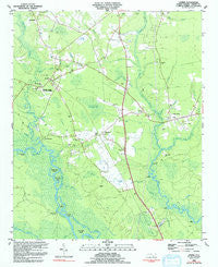 Currie North Carolina Historical topographic map, 1:24000 scale, 7.5 X 7.5 Minute, Year 1983