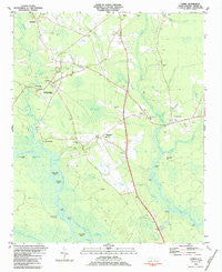 Currie North Carolina Historical topographic map, 1:24000 scale, 7.5 X 7.5 Minute, Year 1983
