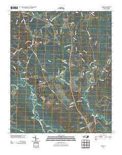 Currie North Carolina Historical topographic map, 1:24000 scale, 7.5 X 7.5 Minute, Year 2010
