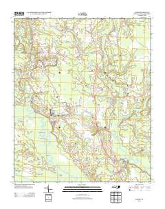 Currie North Carolina Historical topographic map, 1:24000 scale, 7.5 X 7.5 Minute, Year 2013