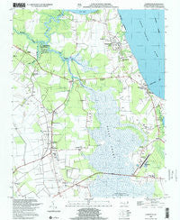 Currituck North Carolina Historical topographic map, 1:24000 scale, 7.5 X 7.5 Minute, Year 1999