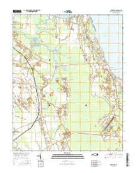 Currituck North Carolina Current topographic map, 1:24000 scale, 7.5 X 7.5 Minute, Year 2016