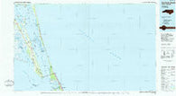 Currituck Sound North Carolina Historical topographic map, 1:100000 scale, 30 X 60 Minute, Year 1985