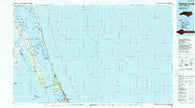 Currituck Sound North Carolina Historical topographic map, 1:100000 scale, 30 X 60 Minute, Year 1985